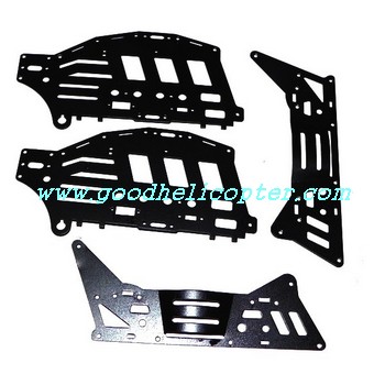 fq777-777-fq777-777d helicopter parts metal frame set 4pcs (black color)
